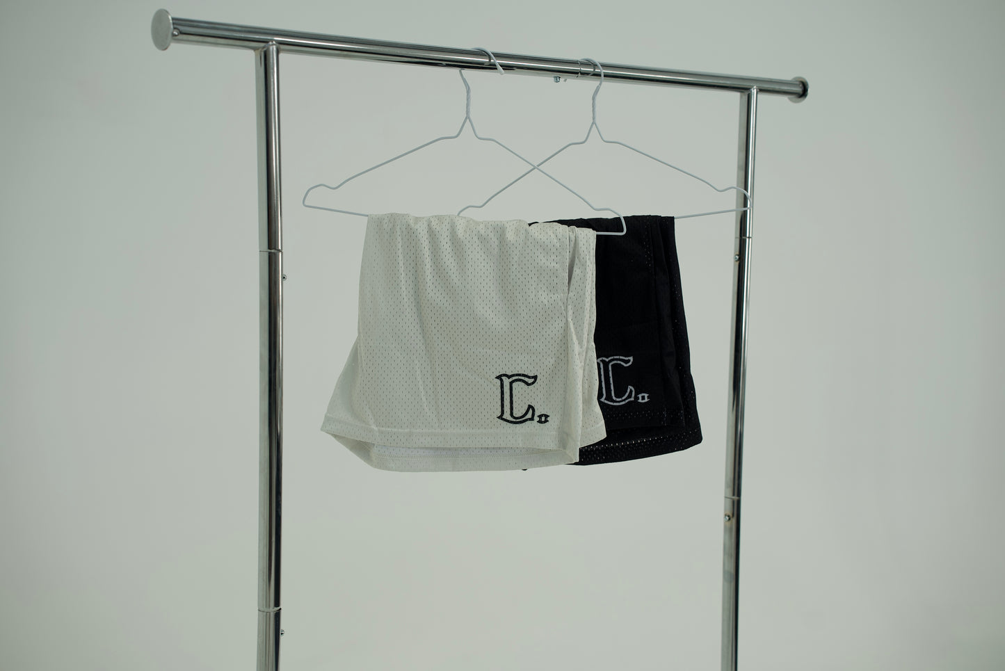 CREW Off-White Mesh Shorts