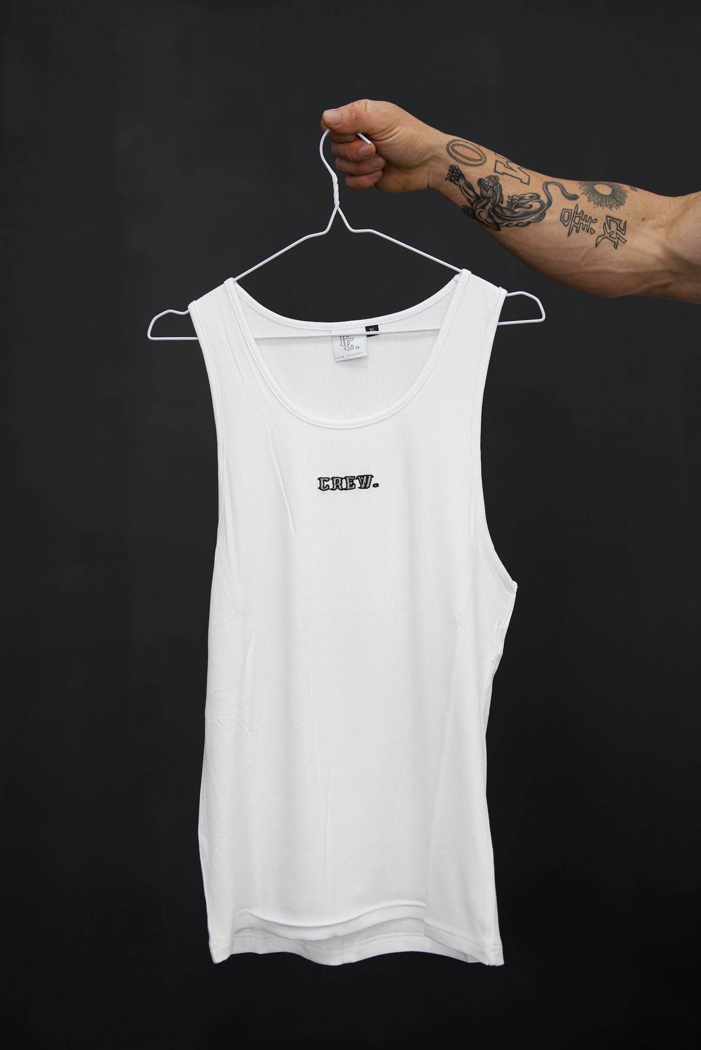 CREW White Ribbed Tank